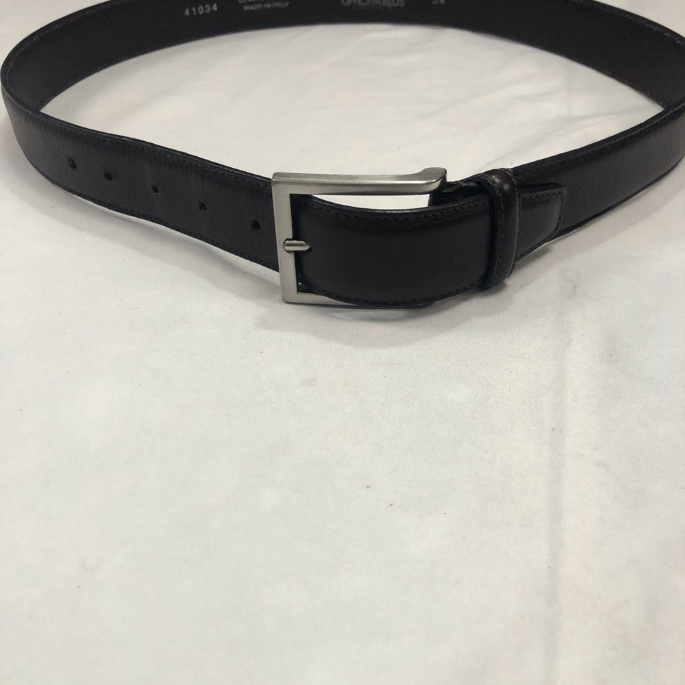 Women’s Officina Brown Belt SZ 34 Leather Made in Italy Waist 31/33 Nu 41034